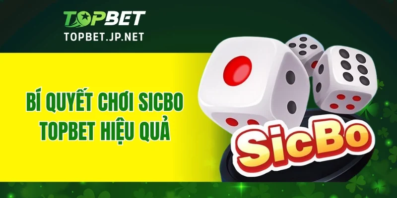 Bí quyết chơi Sicbo TOPBET hiệu quả